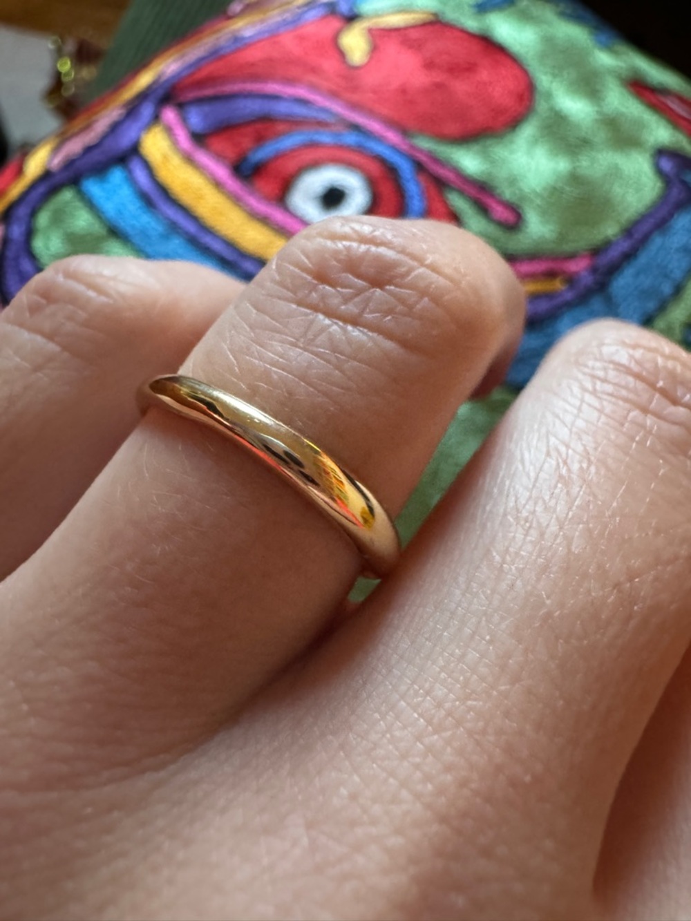 Polished Gold Tone Open Cuff Ring - Women Jewelry